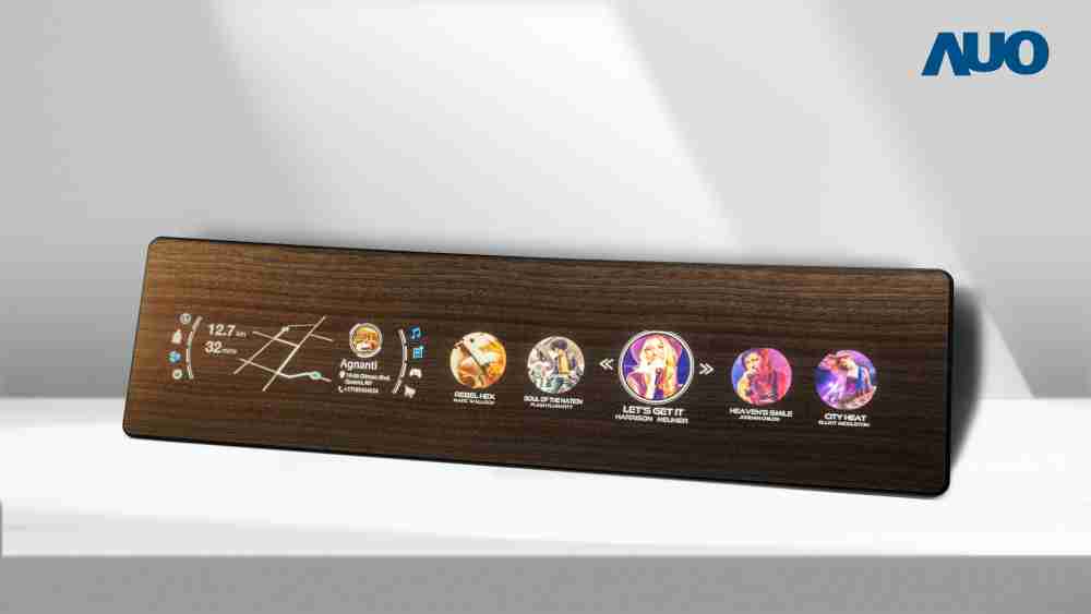 开云电子研发全球最高穿透度达80%的AmLED木纹显示器，，，，可于使用时呈现高亮度、、清晰可见的信息，，并在不使用时回归为单纯的饰板，，，节能兼具美观